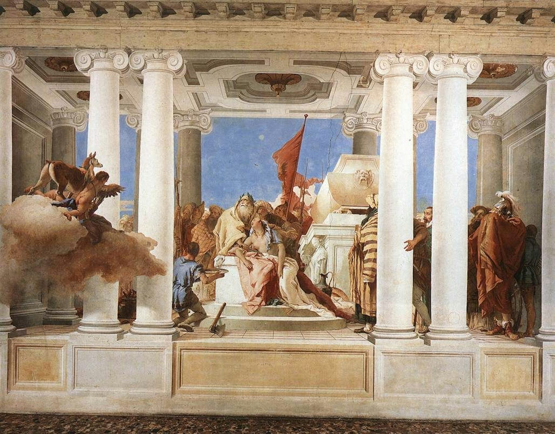 Giovanni Battista Tiepolo - The Sacrifice of Iphigenia