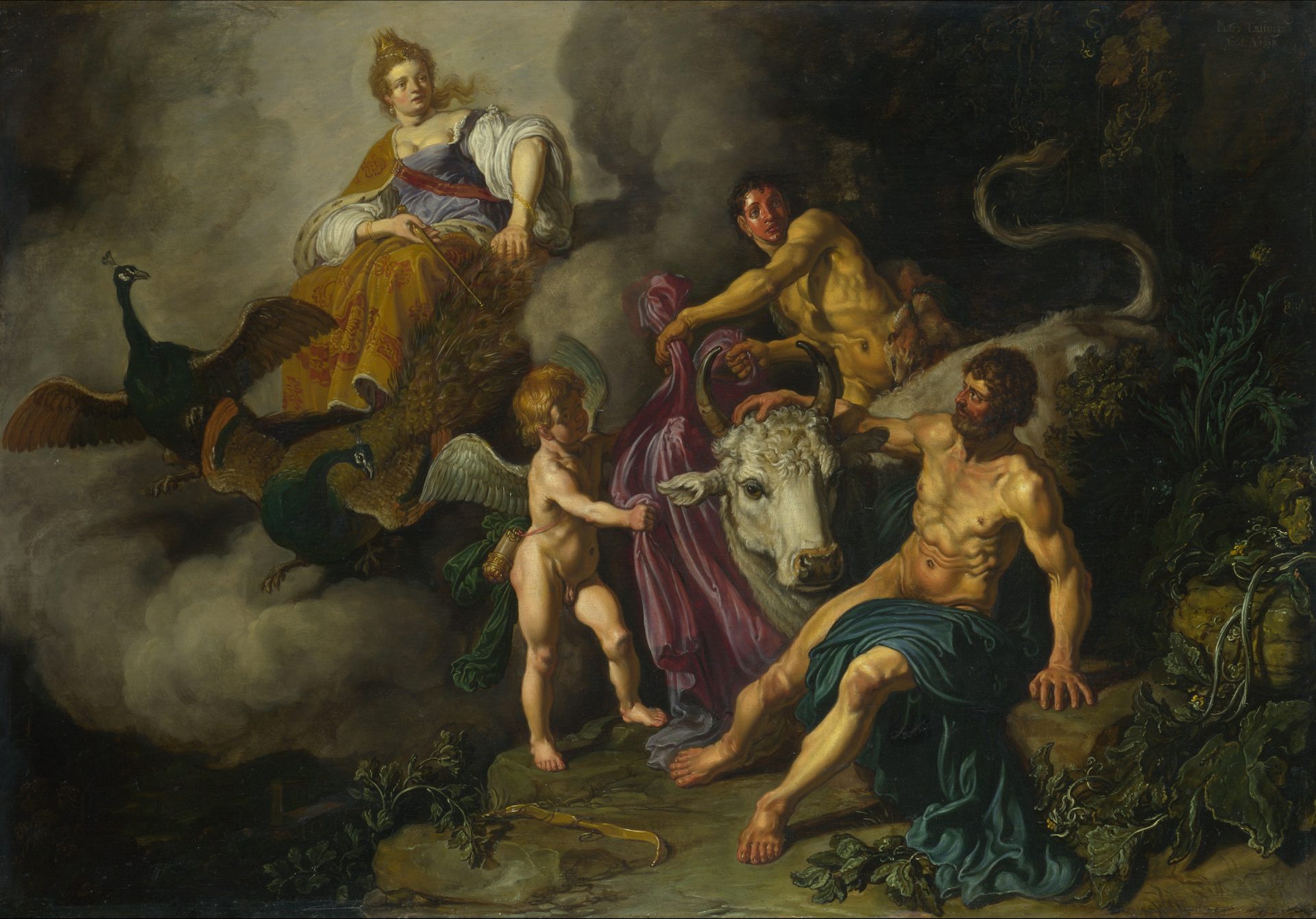 Juno Discovering Jupiter with Io by Pieter Lastman