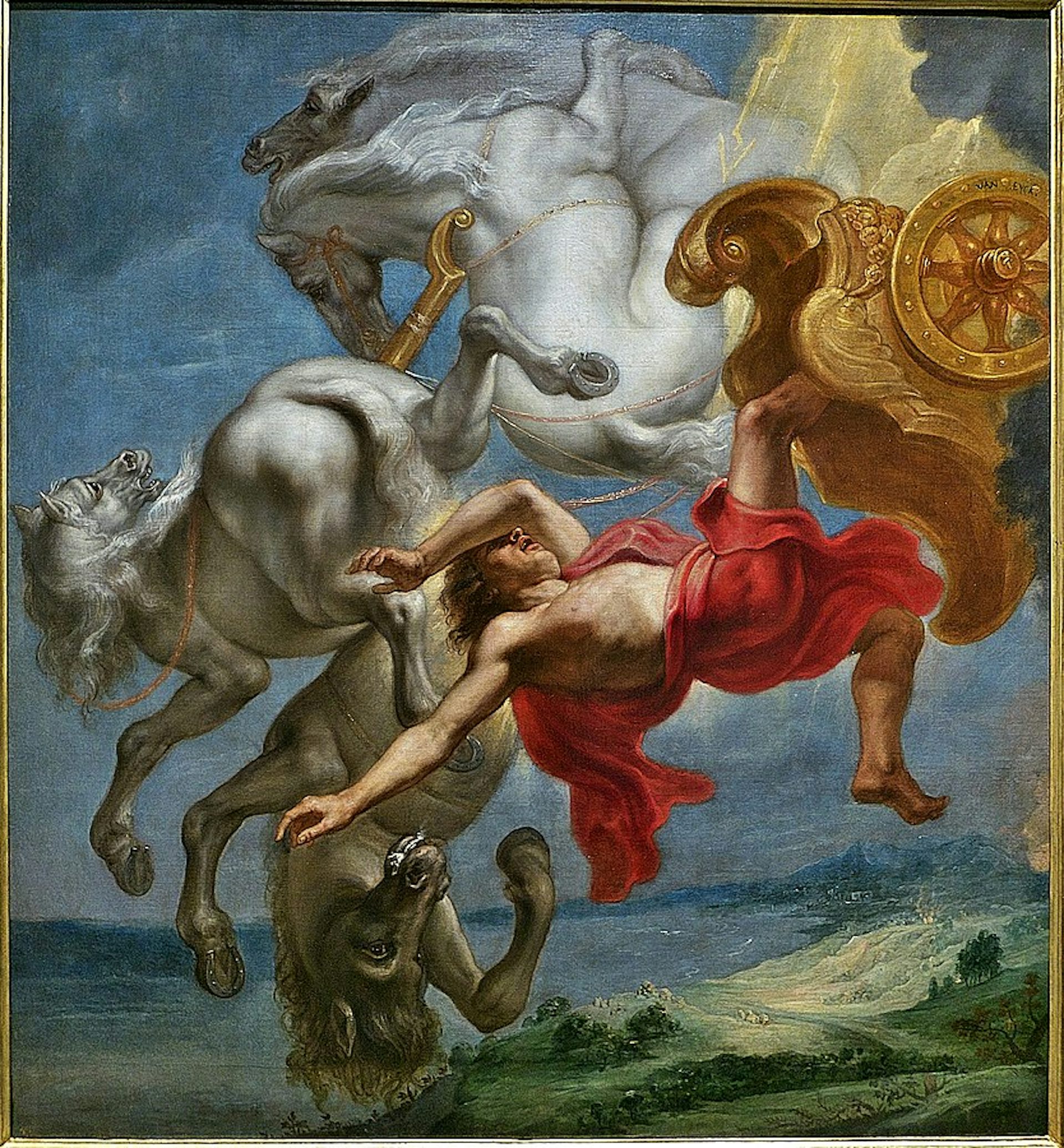 The Fall of Phaethon by Jan Carel van Eyck (1636–1638).